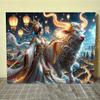 5D Мифический зверь Алмазная живопись Новая коллекция 2024 Набор Аниме женщина Сделай сам Полная алмазная мозаика Кристальная вышивка A884