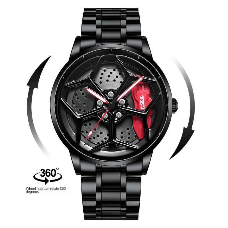 SVJ оригинальные часы со ступицей колес, трехмерные полые автомобильные суппорты Tc5, модифицированные водонепроницаемые часы для мужчин