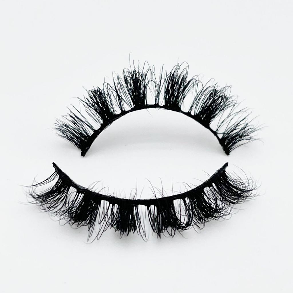 Новый продукт 15 мм норковые вьющиеся жареные ресницы европейские и американские Ближний Восток короткие ресницы натуральные мягкие русские завитки накладные ресницы