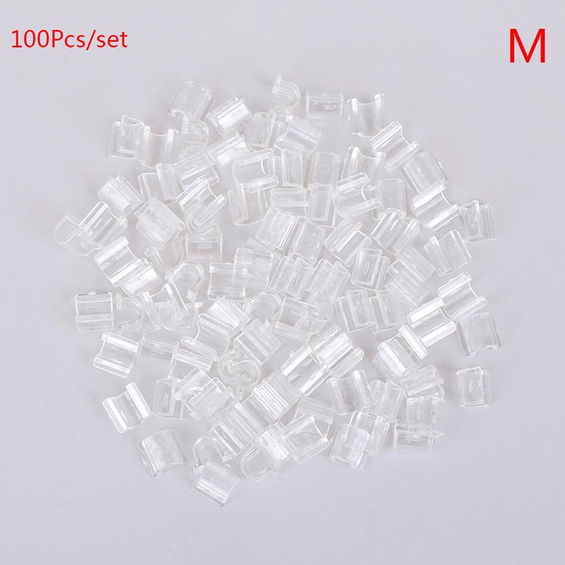 100 шт. Женская резинка для волос с пряжкой, аксессуар U-образной формы, соединитель для парикмахерских инструментов