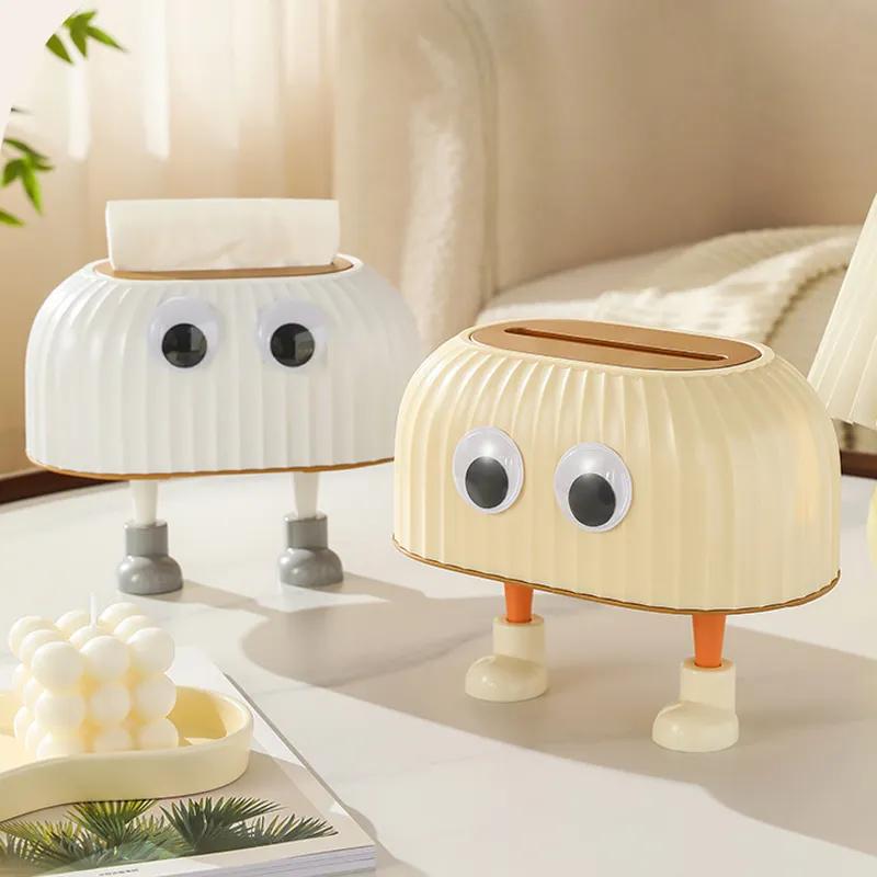 Креативная DIY Милая Коробка для хранения украшений для ног Съемная Не клейкая Коробка для салфеток Мусорное ведро Украшение для ног YLE586