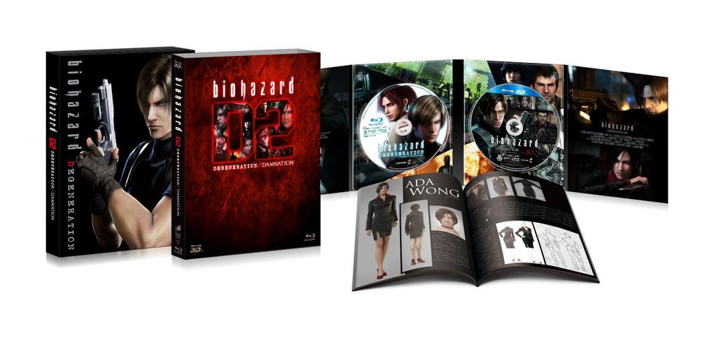 Resident Damnation IN 3D Degeneration Двойной Пакетик Пресс Ограниченное Издание Зло Blu-ray / Blu-ray (Первое издание) [Блю рей]