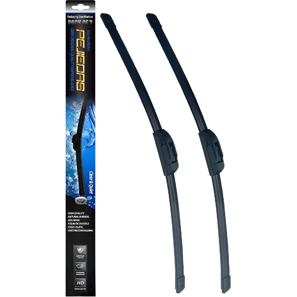 OEM Quality Front Wiper Blades, Replacement For 1995-2004 Toyota Tacoma/ 1984-2002 Toyota 4Runner, OE Original Style (17 Inch + 17 Inch Front Wiper