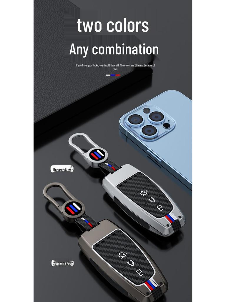 Ford Edge L Mondeo Focus Escort Explorer Key Case with Metal Buckle