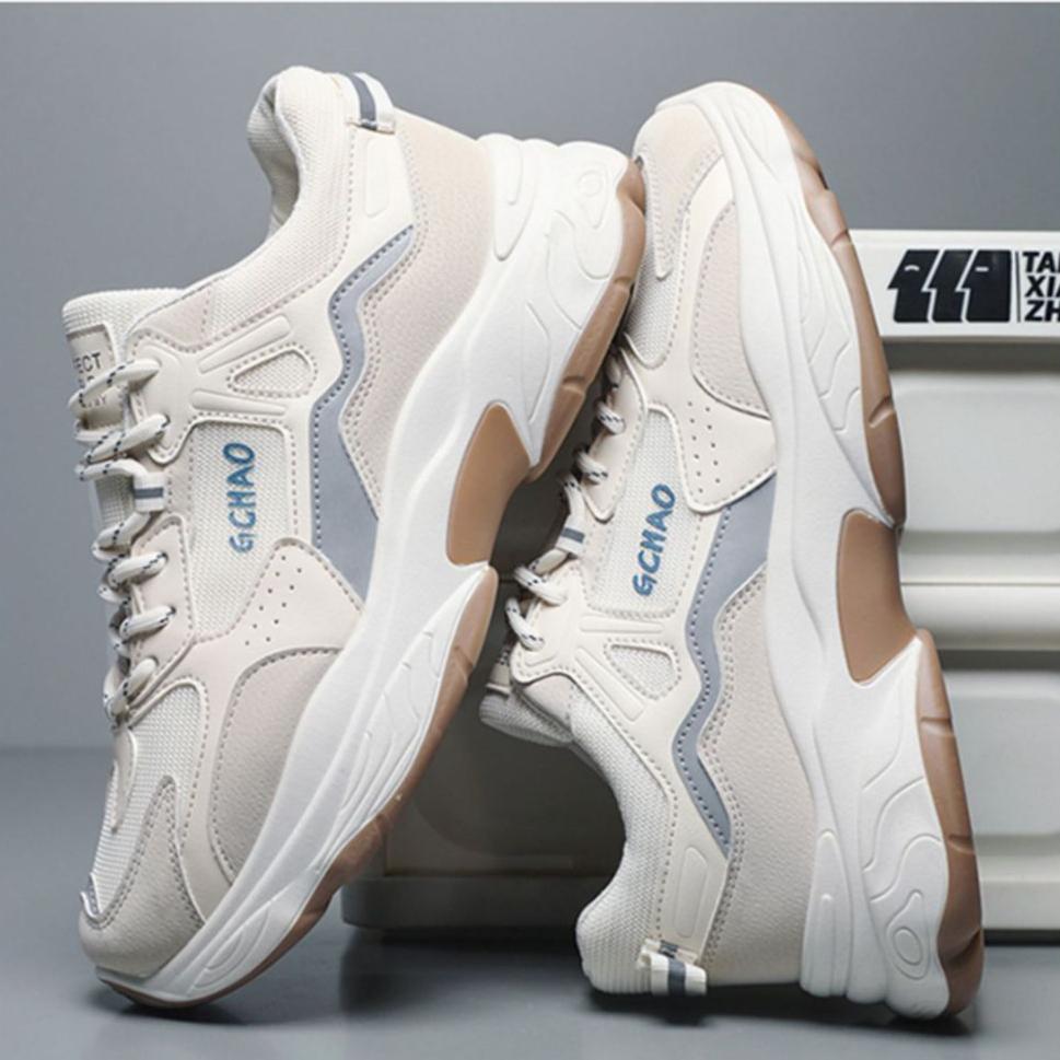 Мужская обувь, летняя, дышащая, 2025, новая тенденция, универсальная, для бега, тонкая сетка, спортивная, повседневная, маленькая, белая, для серфинга, обувь Tide