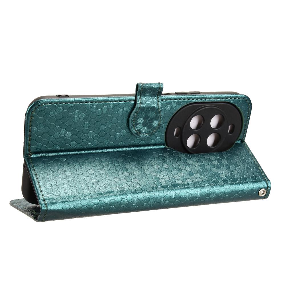 For Huawei Nova 14 Ultra 5G Wallet Case Dot Pattern Imprint PU Leather Phone Cover with Wrist Strap