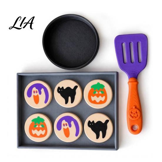 Halloween Themed Gift 3D Printed Cookie Toy, Simulated Bakery Food Playset for Kids Toy Collector Item Pretend Play And Seasonal Tabletop Decoration