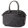 Tote Bag Polka Dots Piping Pocket 2WAY Mini Tote Black [Isaac] (10)