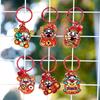 Lucky The God of Wealth Keychain Creative Chinese Style Keyring  Lunar New Year