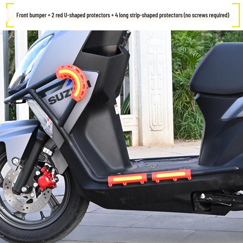 Легкий Мотоцикл Suzuki UY125 Противоударный Бампер и Опора для Багажника