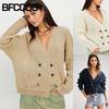 Женская мода, повседневные однотонные свободные свитера с длинными рукавами, осень-зима с принтом