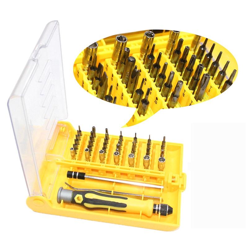 Torx Precision 45in1 Screw Driver Tweezers Mobile Kit Cell Phone Repair Tool Set