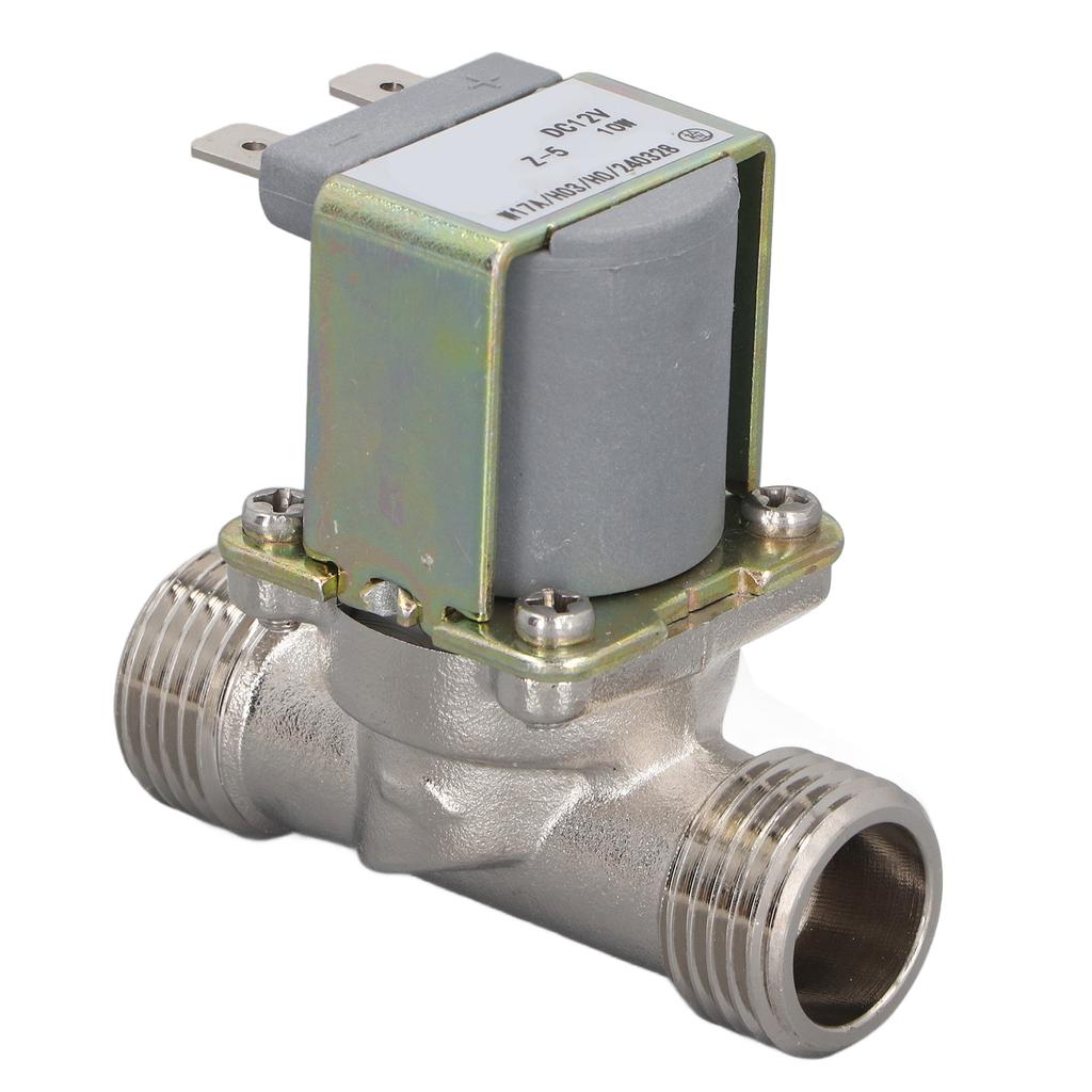 Электромагнитный клапан DC12V, резьба G1/2 дюйма, высокотемпературный клапан для слива воды для диспенсера