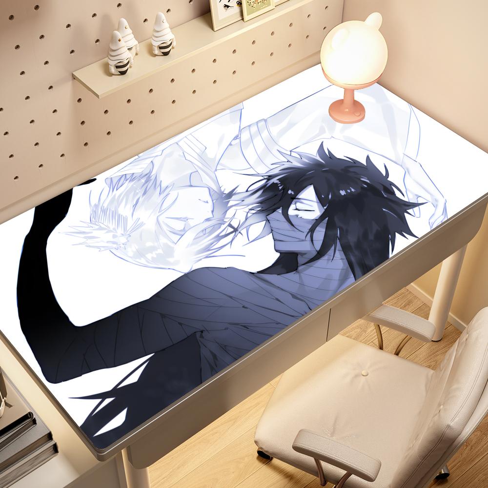 Белый Аниме Большой Коврик для Мыши Bleach Панель Манги Ноутбук Офис Резиновый Мягкий Настольный Коврик Клавиатура ПК Игровой Нескользящий Ковер HYBXAXC