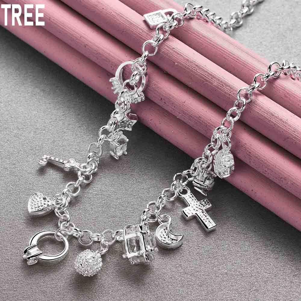 Ожерелье со звездой и замком из стерлингового серебра 925 пробы и циркония AAA, модные свадебные украшения