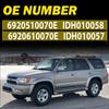 Внутренняя дверная ручка для 2001-04 Toyota Tacoma 96-02 4Runner Комплект из 2 штук Бежевый