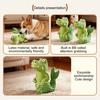 Crocodile Dog Chew Toy Squeaky Crocodile Bite-Resistant Interactive Dog Toy Teeth Cleaning Self-Entertainment Toy for Dogs Puppies Play Chewing