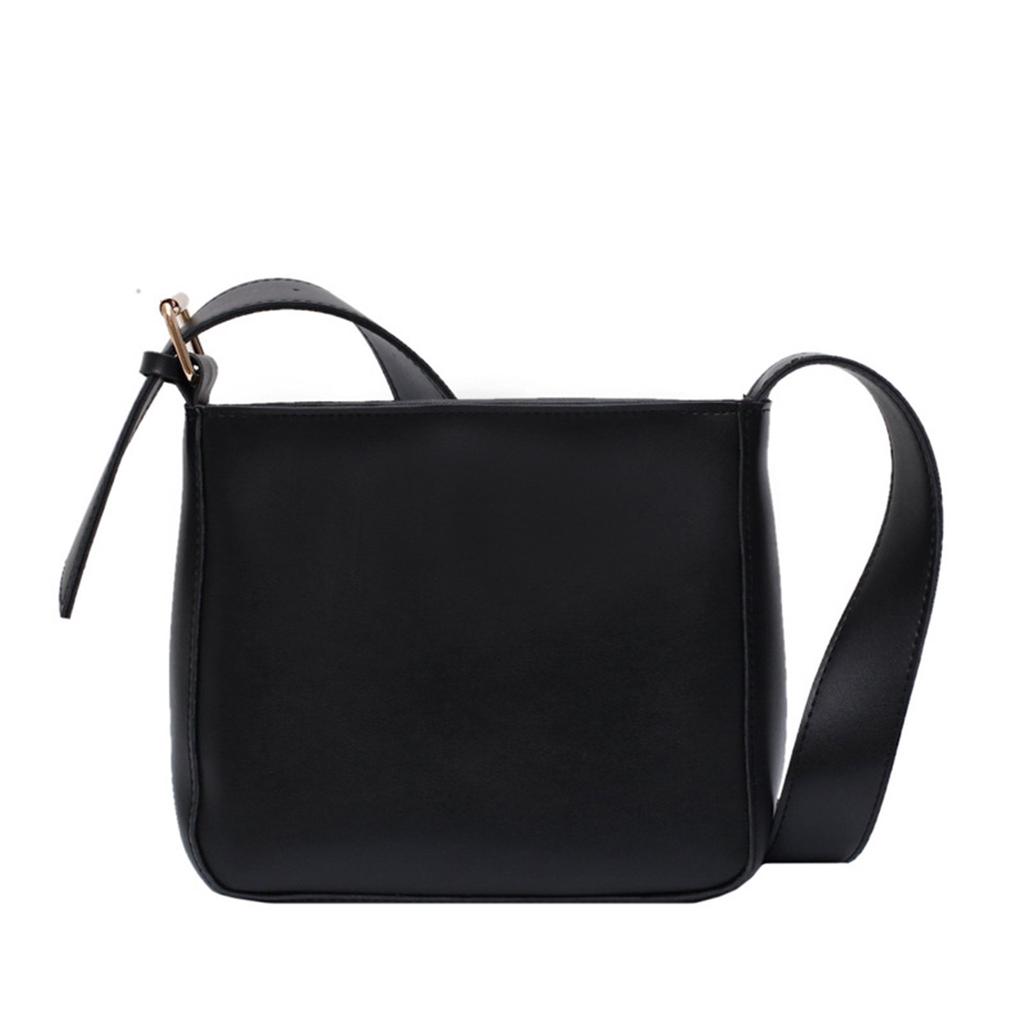 Женская однотонная универсальная многослойная сумка из искусственной кожи на молнии через плечо, сумка через подмышку, сумка-мессенджер