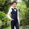 4 Colors Boy's Gentle Vest Formal Suit+ Tie for Wedding Children's Clothing Sets Piano Costume Suits