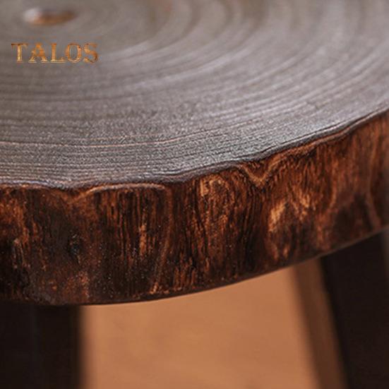 Деревянная подставка для цветочного горшка, мини-декоративный табурет, подставка для растений, круглая подставка для суккулентов бонсай для сада, балкона, помещения