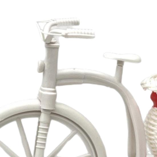 Подставка для цветов Плетеная корзина из ротанга Дизайн трехколесного велосипеда Корзина для цветов Декоративное плетеное хранилище