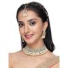 Очаровательный уникальный стильный комплект ожерелья Sukkhi Rani с розовым камнем и жемчугом для женщин