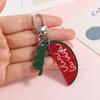 Viva La Vida Acrylic Watermelon Pendant Acrylic Shining Watermelon Keychain   Car