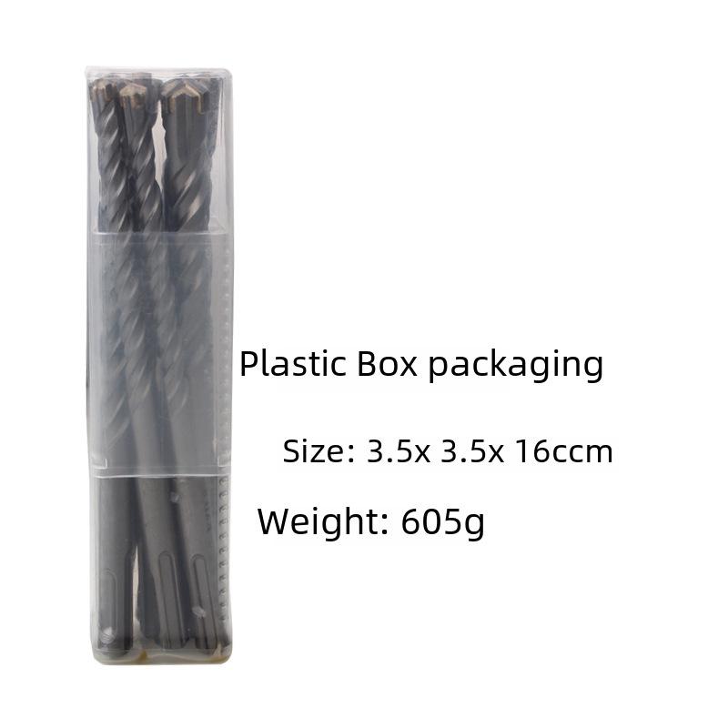 SDS Plus 9-Piece Electric Hammer Drill Bit Set for Concrete Penetration