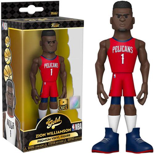 NBA Zion Williamson Home 5-дюймовая виниловая пластинка Gold Chase поставляется 1 из 6