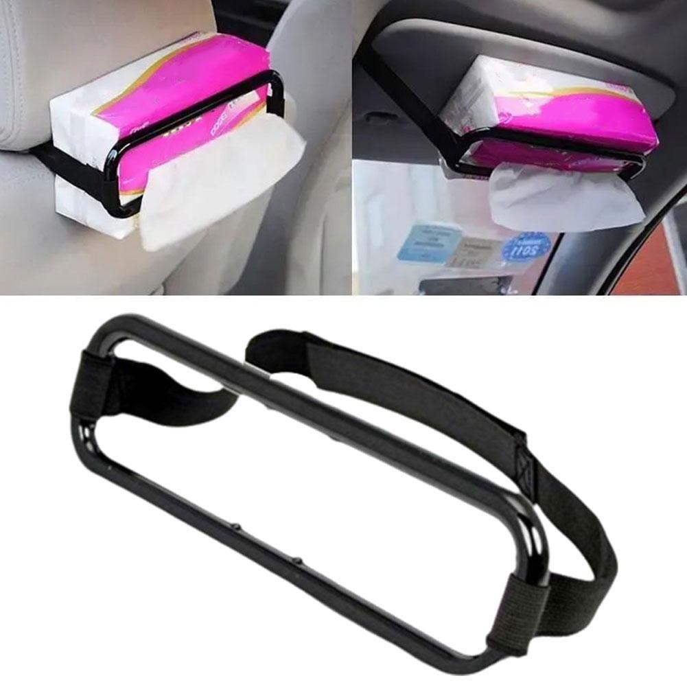 Автомобильные аксессуары Солнцезащитный козырек автомобиля Держатель для салфеток Бумажная салфетка для автомобиля Полотенце Задний держатель для коробки Se X6Y8
