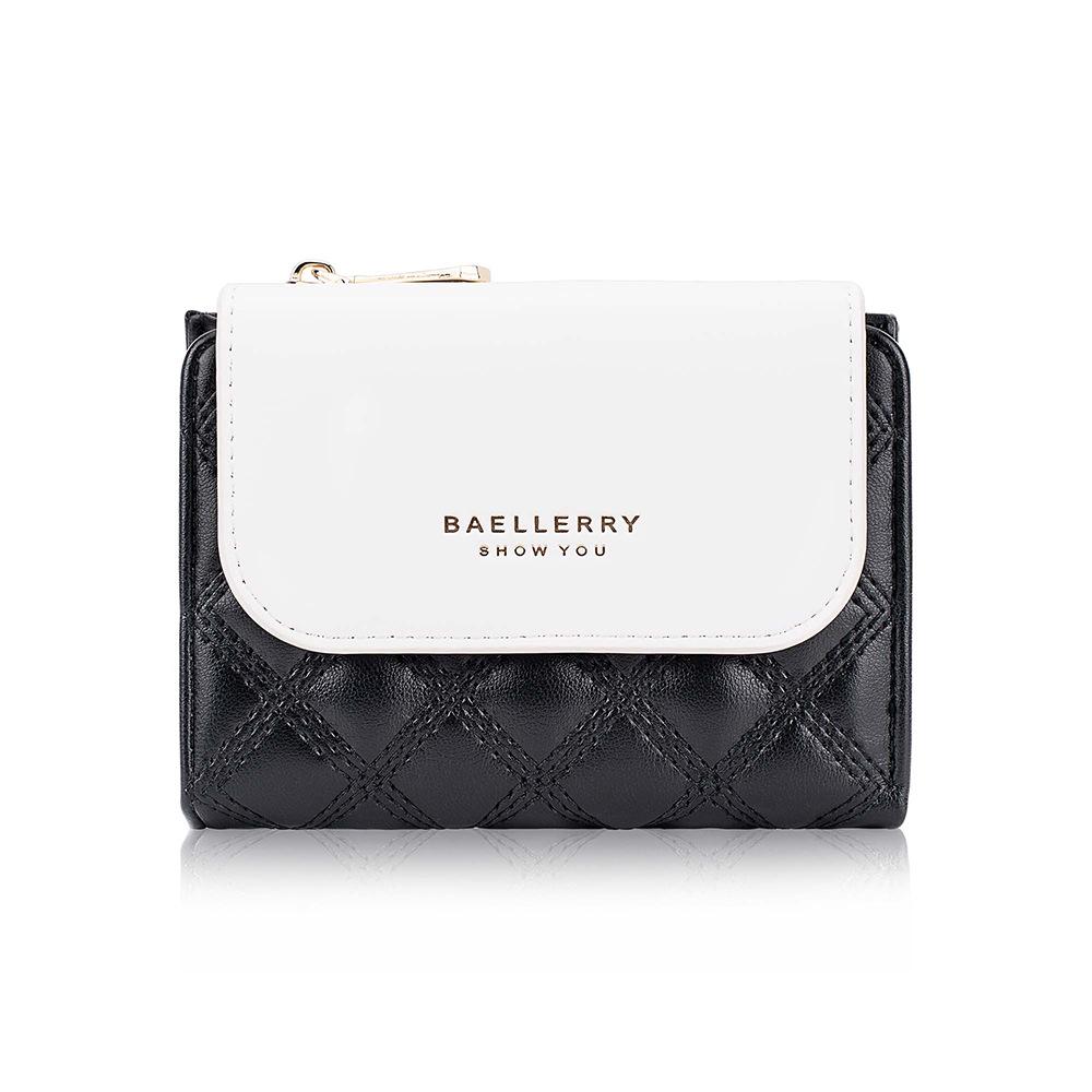 Baellerry женский повседневный корейский стиль короткий PU кошелек с несколькими отделениями для карт модный кошелек для монет мини держатель для карт