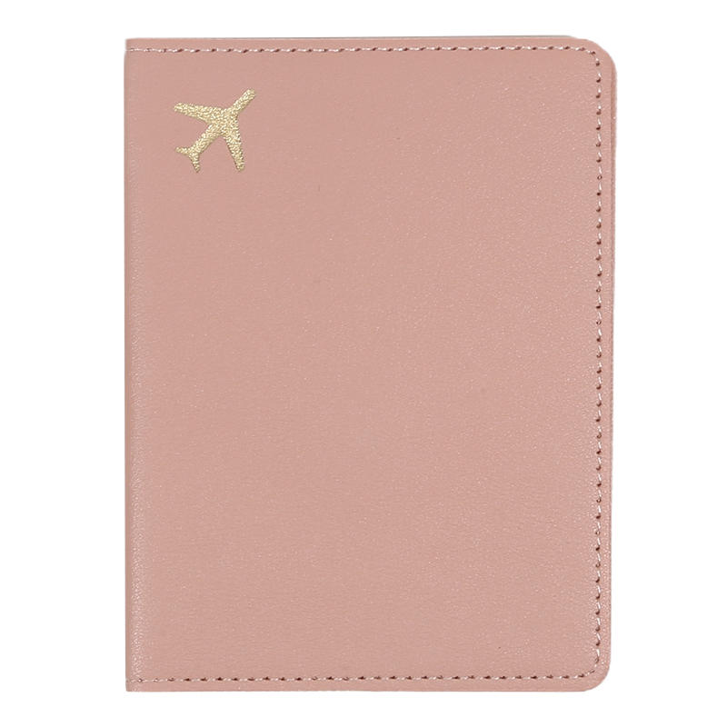 Набор ПУ обложек для паспорта Дорожный держатель для паспорта Чехол Держатель для билетов для бизнеса Простой узор самолета Портативная сумка для паспорта