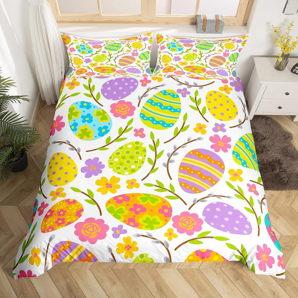 Коллекция постельного белья с пасхальным кроликом, золотым лосем, рогами и звездами, мультяшными животными для девочек и мальчиков, в стиле каваи.