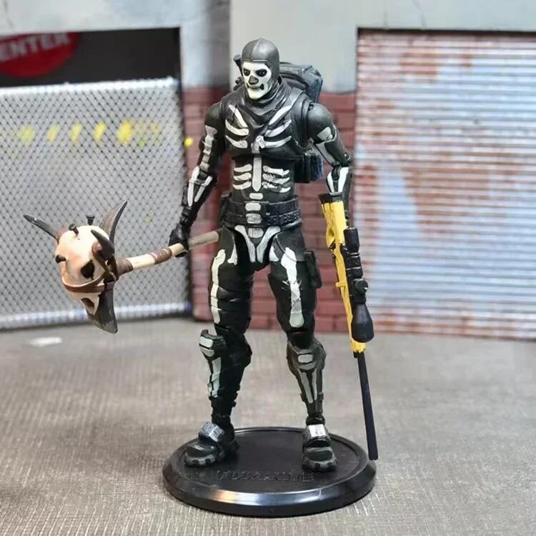 Fortnite Raptor Black Knight Skull Trooper Premium Action Figure Model Game Figures Models