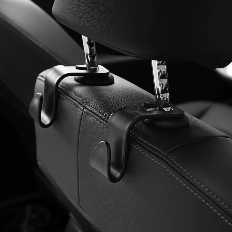 1/2/4 шт. Универсальный авто крючок для подголовника сиденья, вешалка для хранения автомобиля, органайзер на заднее сиденье, держатель, аксессуары для салона автомобиля