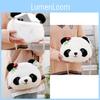 Cute Panda Chain Shoulder Bag Plush Stuffed Animal Cartoon Toy Crossbody Bag