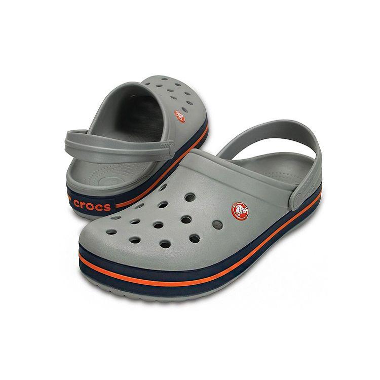 Crocs Клоги Crocband Светло-серый Темно-синий Унисекс Кроссовки 11016-01U