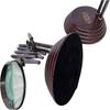 Desktop Vintage Style Desk Top Channer Magnifier Nautical Brass Magnifying Glass High Class Lens Adjustable Magnifying Stand Lamp On MDF Stand