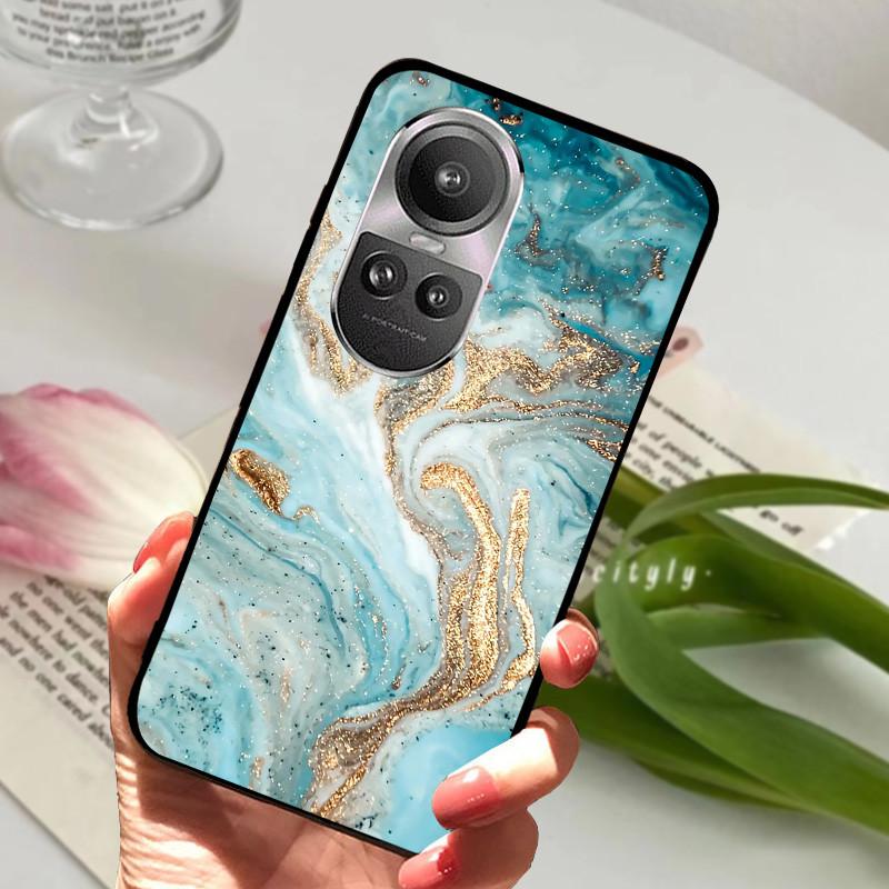 Чехол для Oppo Reno 10 5G CPH2531 Reno10 Ударопрочный Мягкий ТПУ Силиконовый Чехол для Телефона Для Oppo Reno 10 Pro 5G CPH2525 Funda Мультяшный