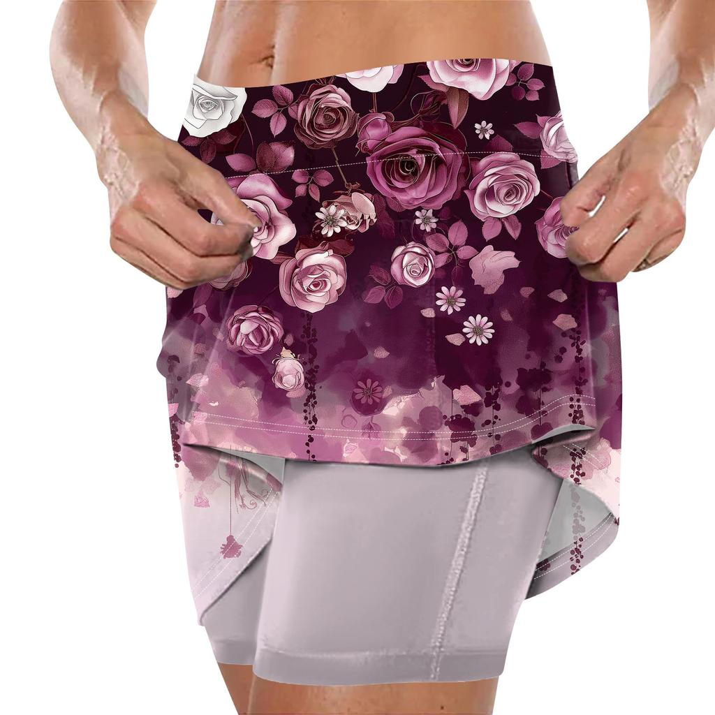 Эластичные брюки-кюлоты для йоги для женщин, спортивные шорты с принтом, легкие узкие однотонные бегуны с высокой талией