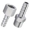 1/8" 1/4" 3/8" 1/2" 3/4" BSP NPT Наружная Внутренняя Резьба к 4 5 6 8 10 12 14 16 19 25 мм Штуцер для Шланга Соединитель из Нержавеющей Стали 304