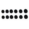12PCS / 6 Pairs Replacement Earbuds Ear Tips Ear Buds Silicone Tips for In-Ear Headphones 3 Sizes