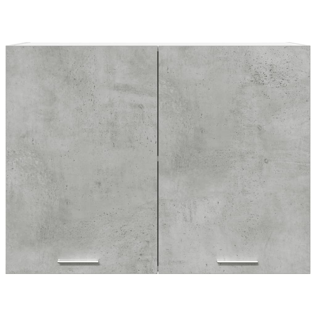 Vidaxl Szafka Wisząca, Szarość Betonu, 80X31X60 Cm, Płyta Wiórowa