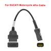 OBD2 Connector Universal K CAN For Motorbike 6Pin to 16Pin Adapter Cables For YAMAHA 3Pin For Honda 4Pin For KTM 6 Pin For Ducat