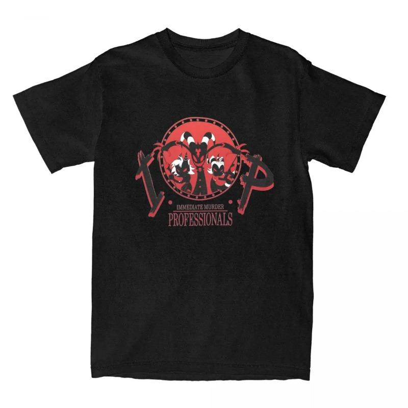Футболка Helluva Boss Start Up Killing Company для мужчин Blitzo Cartoon Cool Tees Футболки с коротким рукавом и круглым вырезом Топы