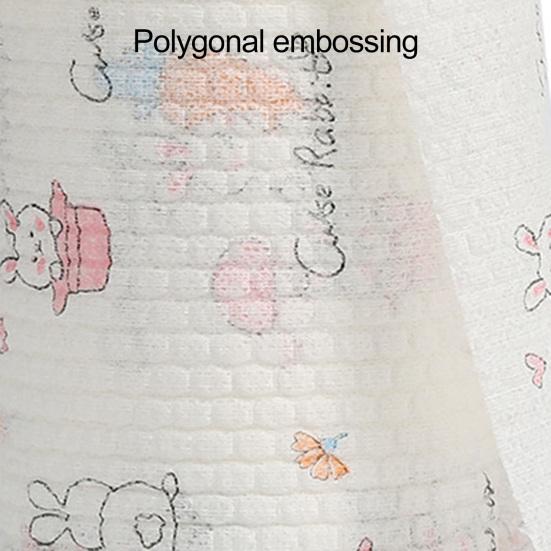 50/100/200Pcs/Roll Kitchen Paper Towel Super Water Oil Absorbent Wet Dry Dual Use Food Grade Tear-off Reusable Washable Lazy Rag Dishwashing Cloth