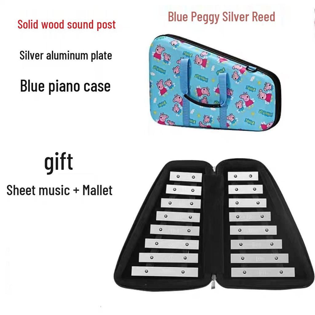 16-Note Double Row Glockenspiel for Early Childhood Education