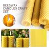 10Pcs Beeswax Candle Craft Set Natural Material Safe To Use DIY Candle Making Handmade Beeswax Crafting Supplies