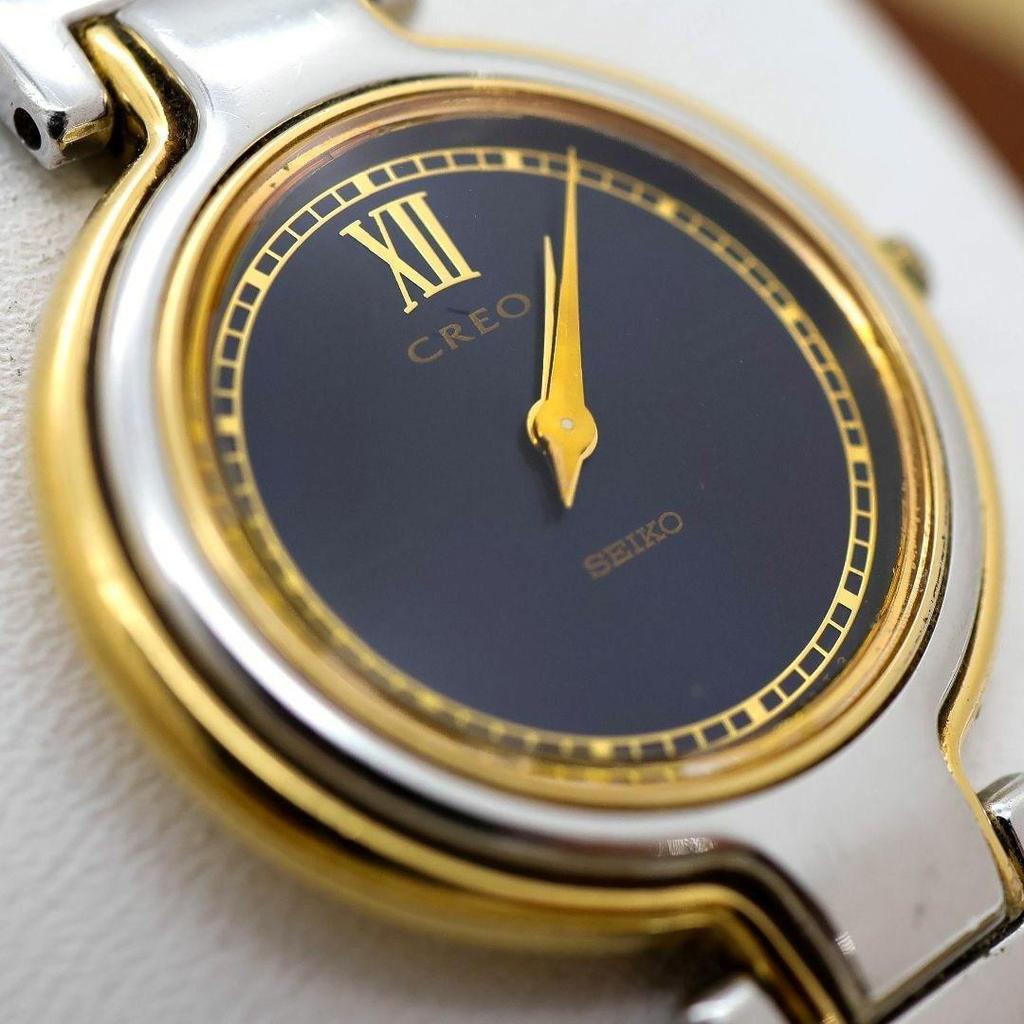 [USED] Working SEIKO CREO Quartz Retro Women's Watch 1933