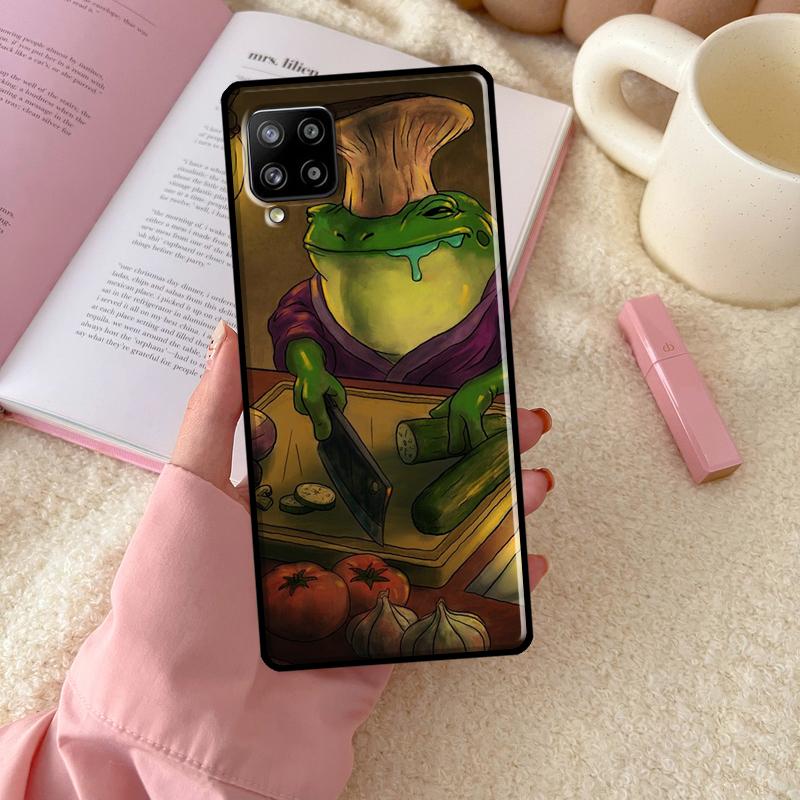 Милый Мышь Аксолотль Лягушка Волшебник Для Samsung Galaxy A56 A54 A34 A14 A06 A16 A26 A36 A12 A32 A52 A13 A33 A53 A15 A35 A55 Чехол